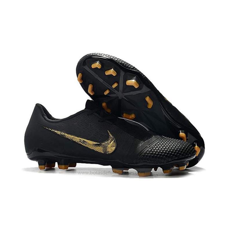 Nike Phantom Venom Elite FG Negro Oro